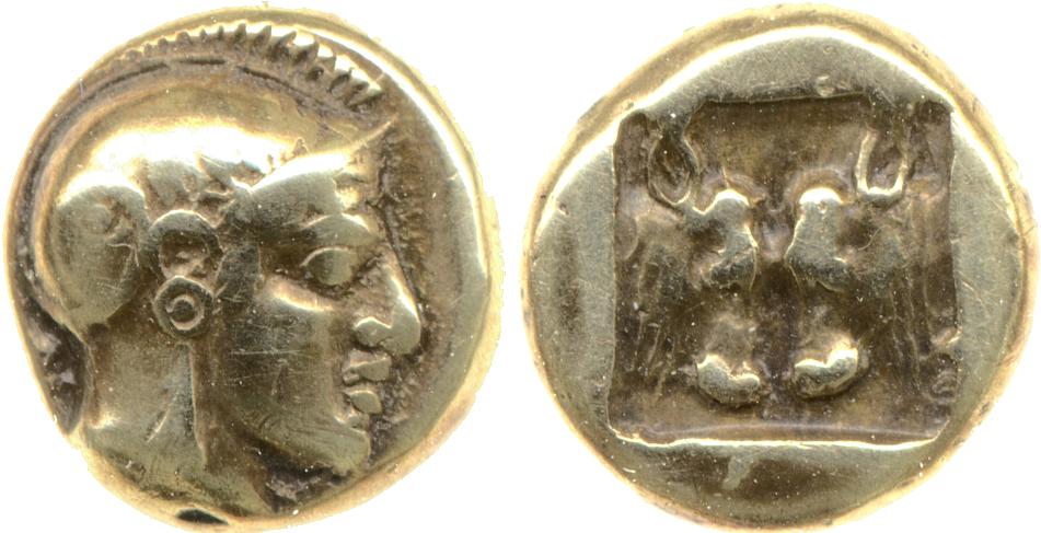 Mytilene Bodenstedt 1981 Series 3.35, аверс, Британский музей