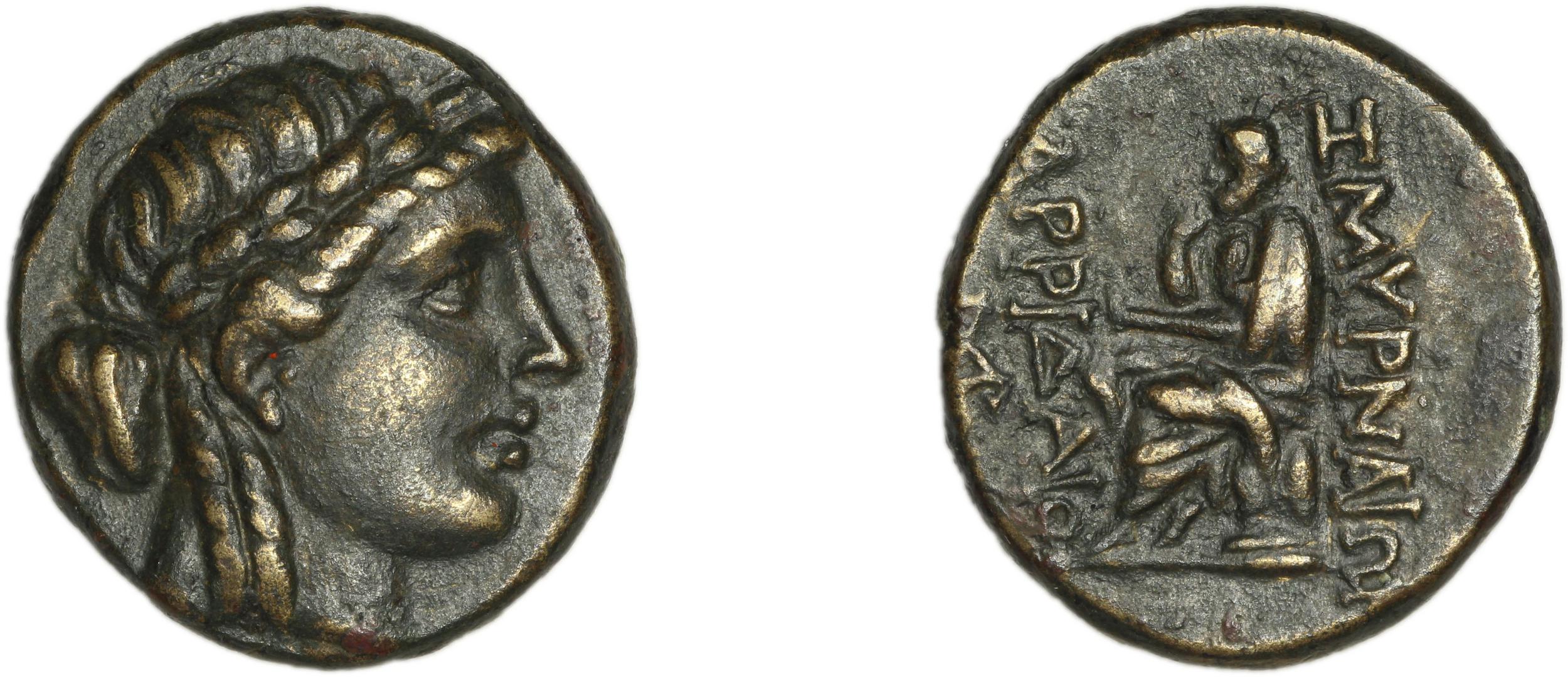 Smyrna Milne 1927 Period X J, аверс, bm