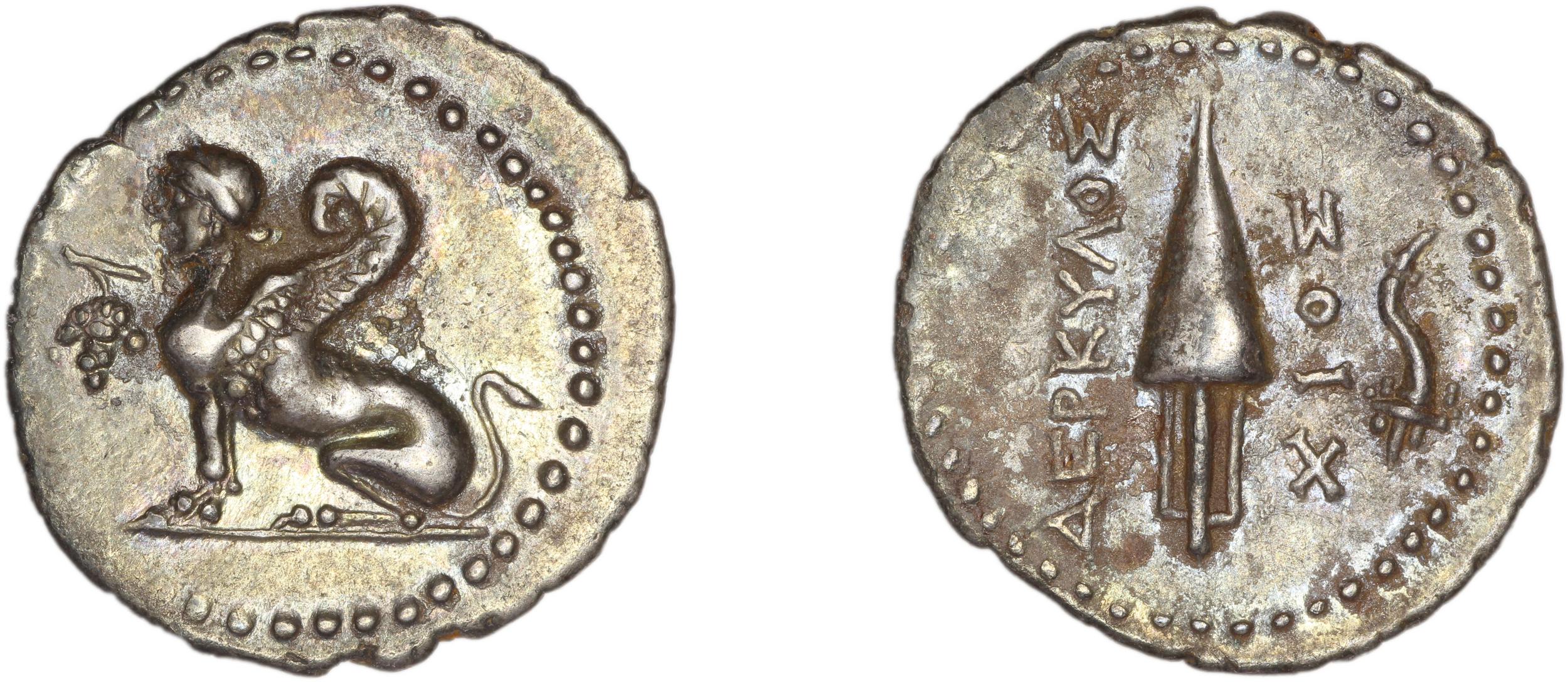 Chios Lagos 1998 Reduced Attic standard F, аверс, Британский музей