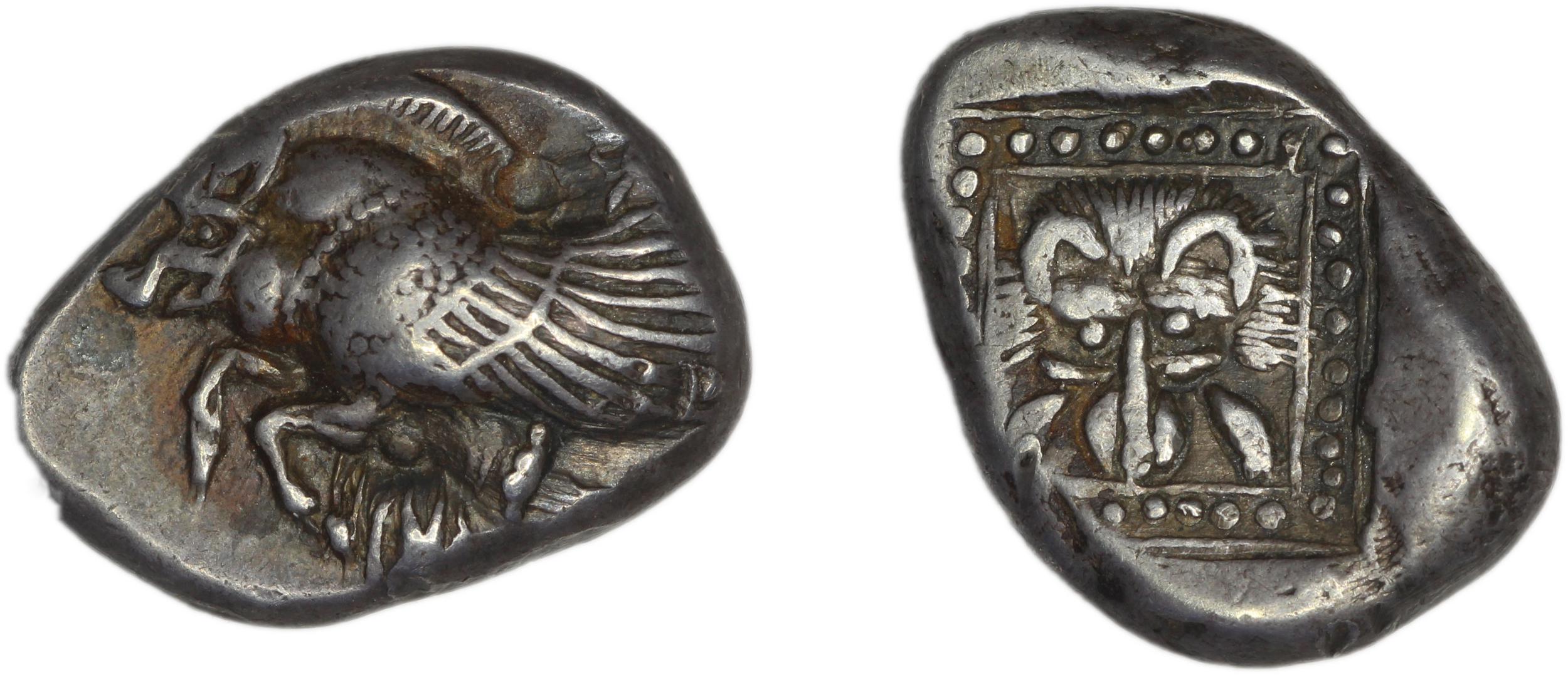 Samos Barron 1966 Lyd-Mil drachms, аверс, bm