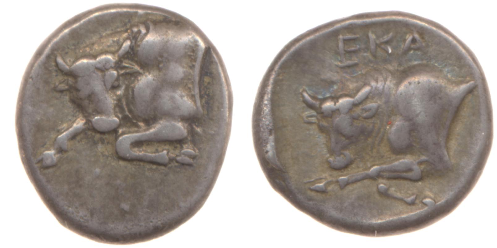 Hecatomnus of Caria Mylasa Konuk 1998 A4, аверс, Британский музей