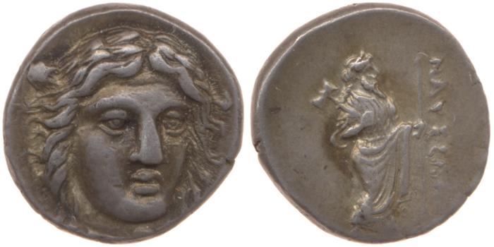 Mausolus of Caria Halicarnassus Konuk 1998 B5, реверс, bm