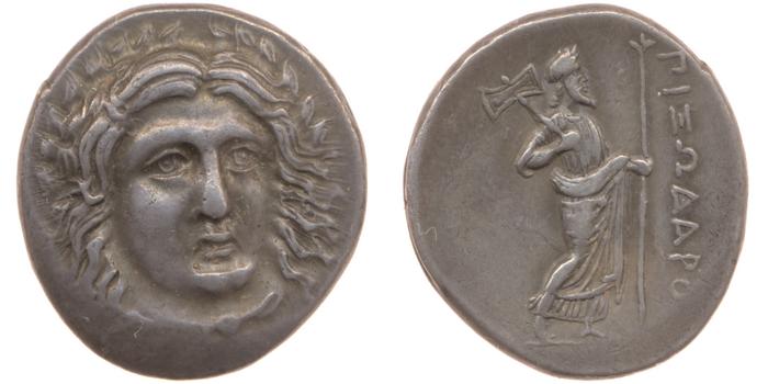 Pixodarus of Caria Halicarnassus Konuk 1998 A1, реверс, Британский музей