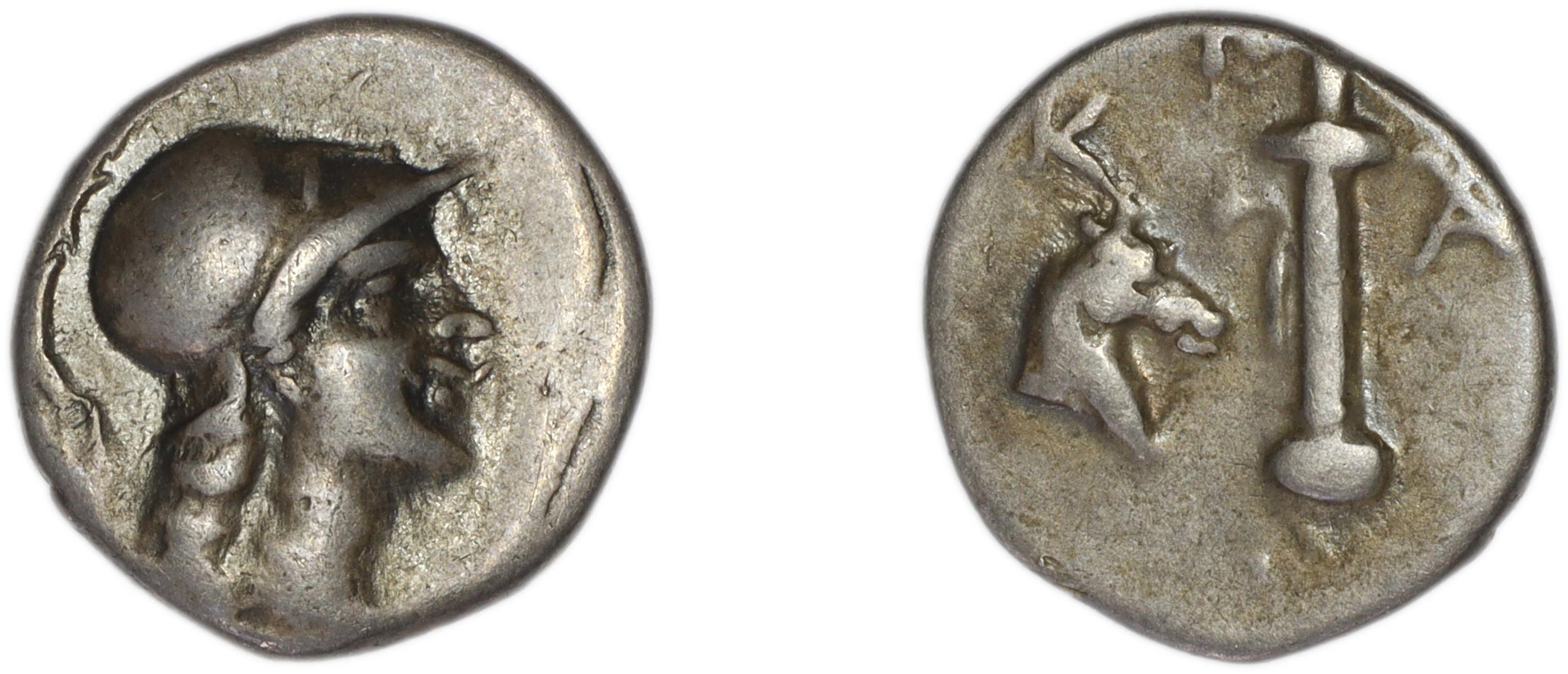Caunus Ashton 1999 p. 142-5, 1-93, аверс, bm