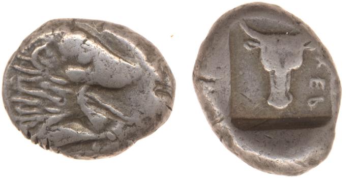 Chersonesus, Caria Cahn 1970 Series C.17-20, реверс, Британский музей