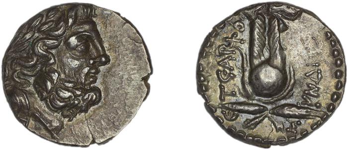 Myndus Zabel and Meadows 2002 Group C drachms, реверс, bm