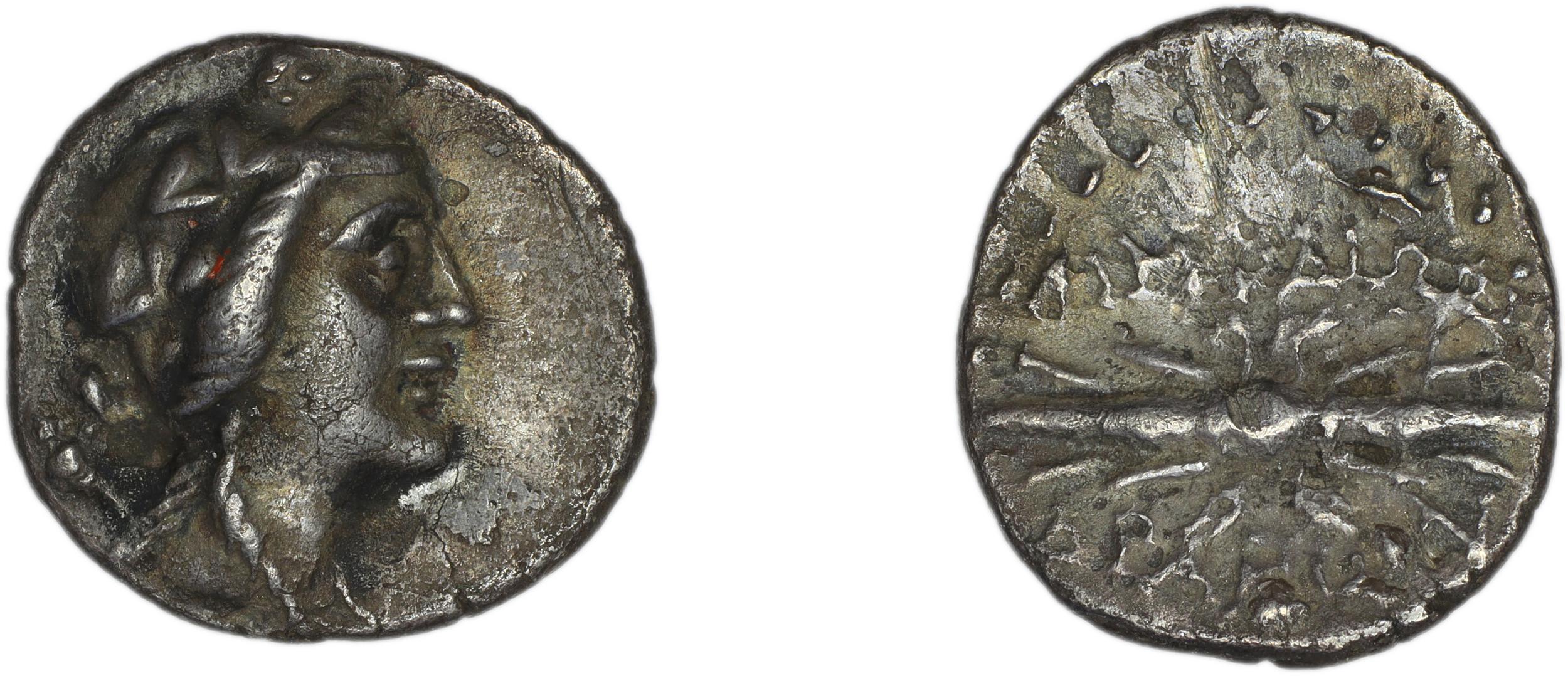 аверс Myndus Zabel and Meadows 2002 Group C hemidrachms