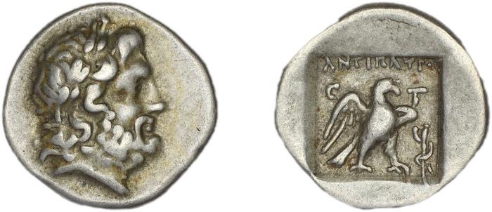 Stratoniceia Meadows 2002 Group 2 hemidrachm, реверс, bm