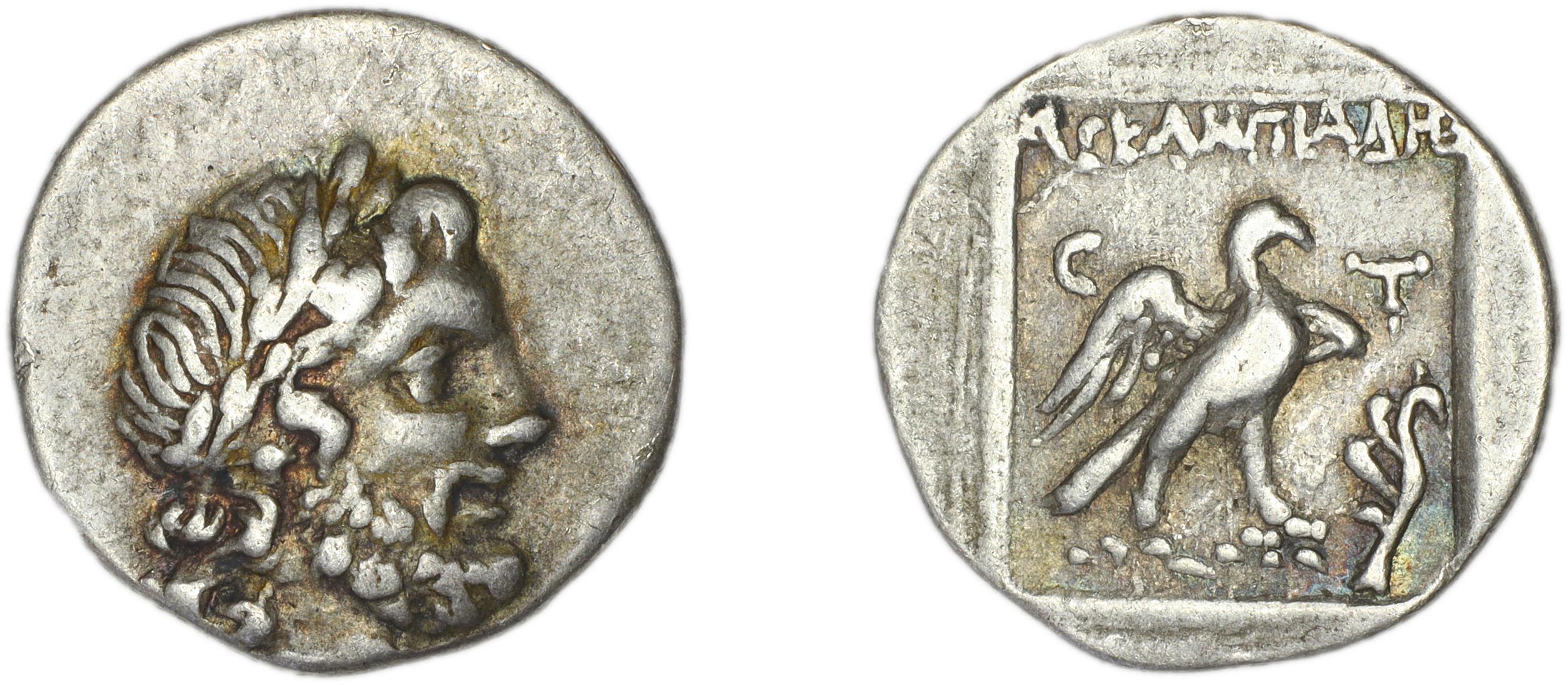 аверс Stratoniceia Meadows 2002 Group 2 hemidrachm