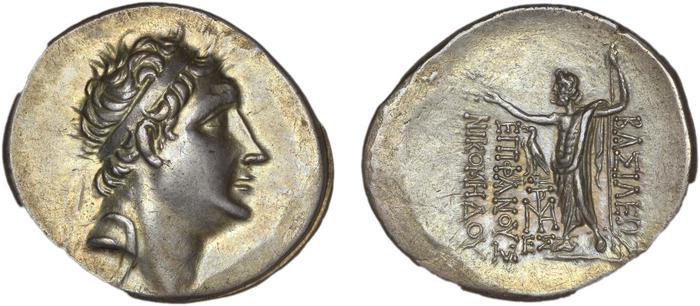 Nicomedes IV of Bithynia Bithynia Waddington 1908 40, реверс, Британский музей