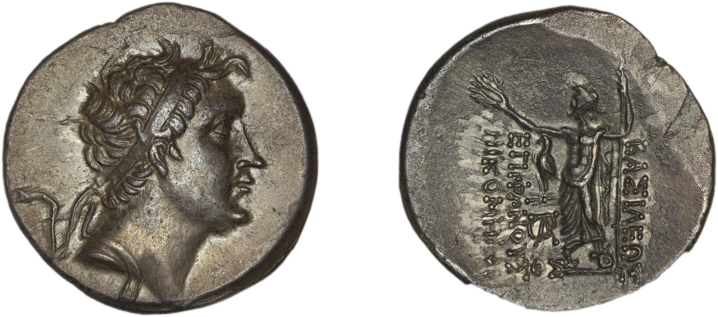 Nicomedes IV of Bithynia Bithynia Waddington 1908 40, аверс, Британский музей