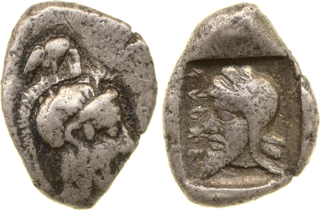 аверс Kherei Xanthus Mørkholm and Zahle 1976 62-64