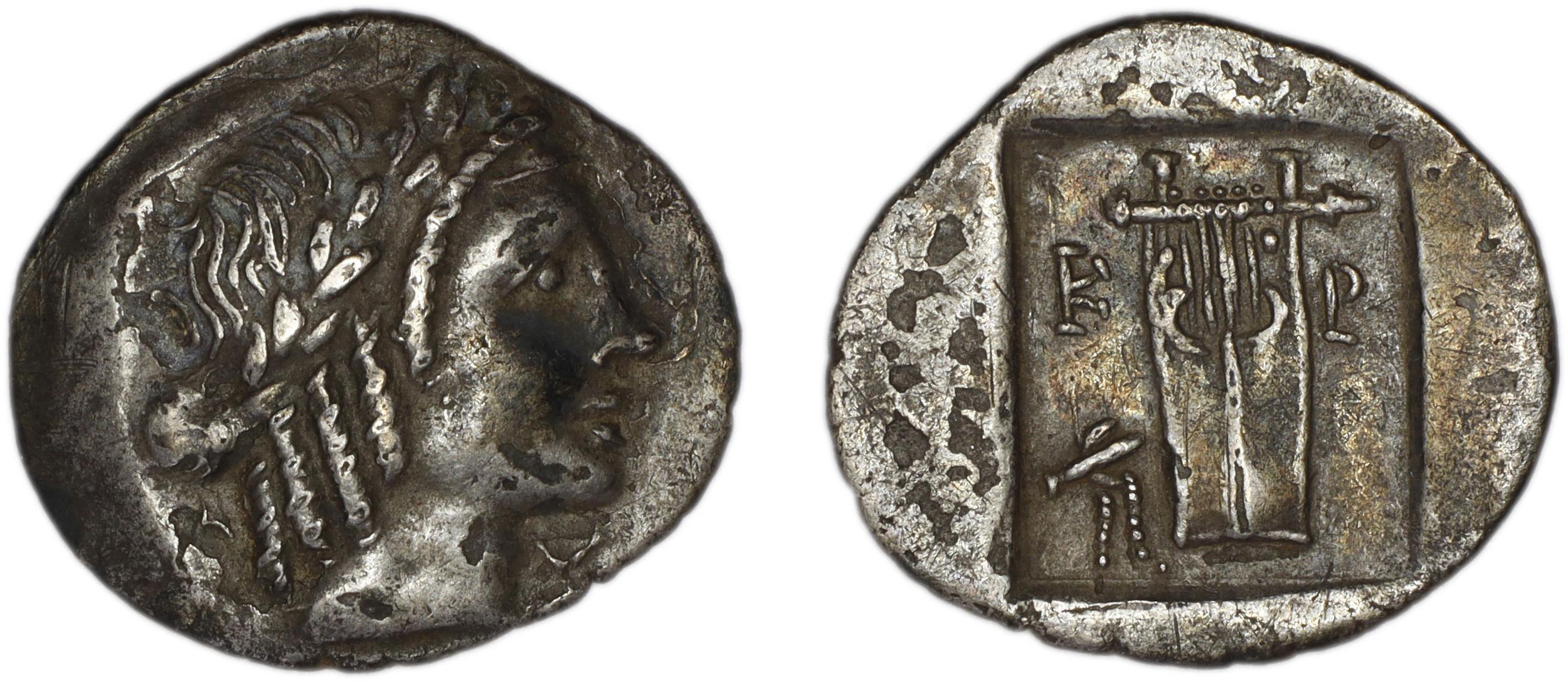 Lycian League Cragus Troxell 1982 4.104, аверс, Британский музей