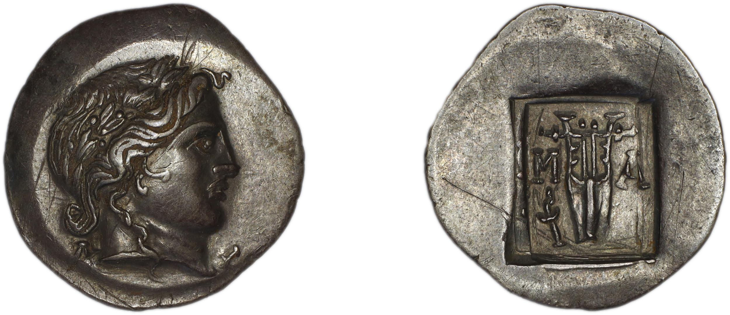 Lycian League Masicytes Troxell 1982 4.99, аверс, Британский музей