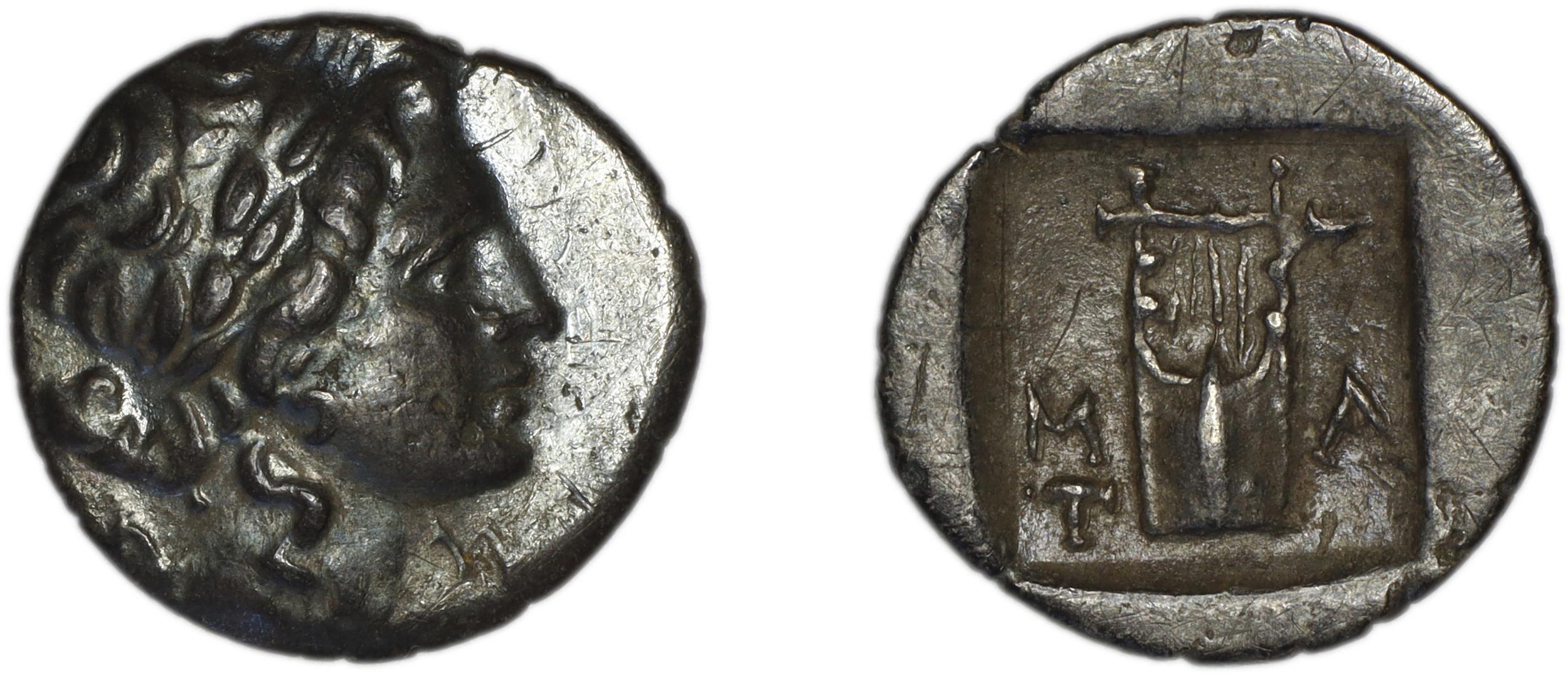 Lycian League Masicytes Troxell 1982 4.87, аверс, Британский музей