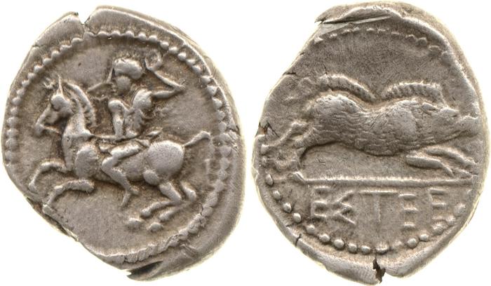 Aspendus Babelon 1910 1548-51, реверс, bm