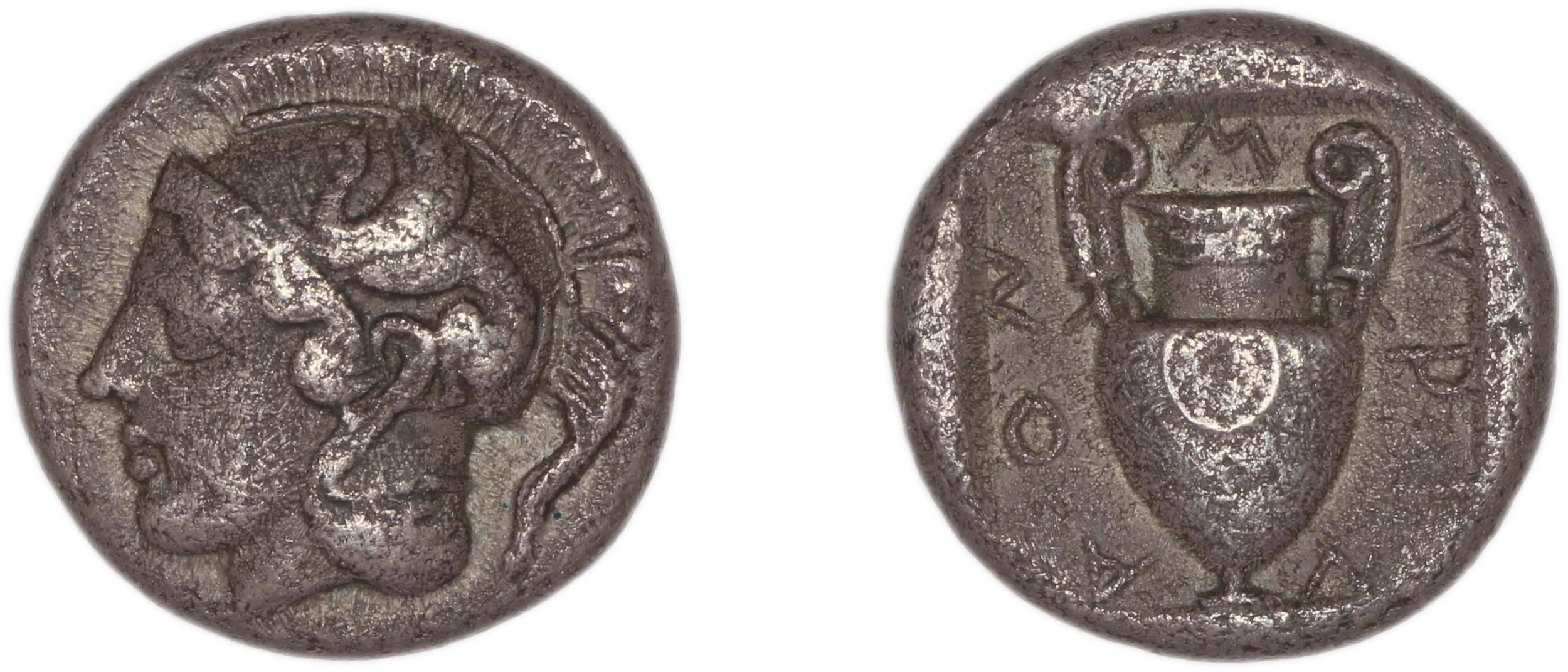 аверс Myrina British Museum 1979.3.18.2