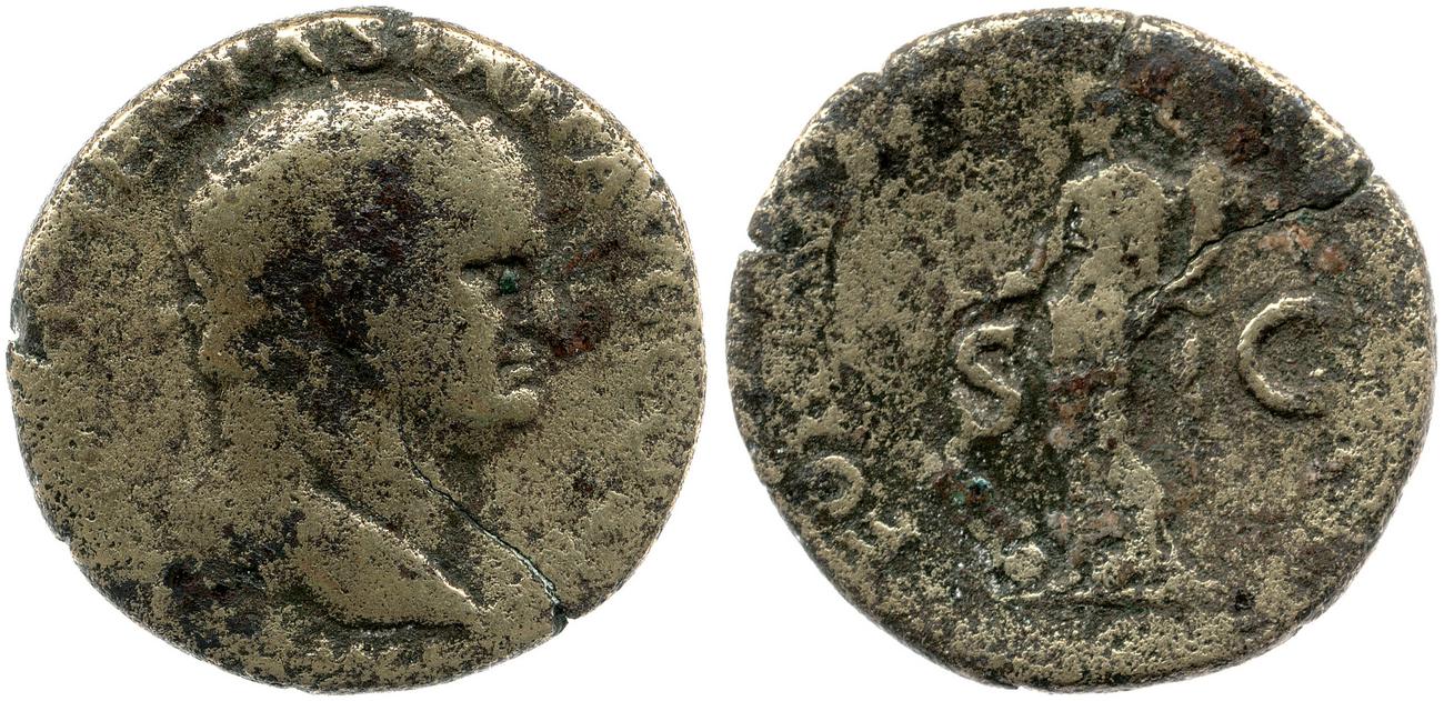 obverse RIC II, Part 1 (second edition) Vespasian 1188