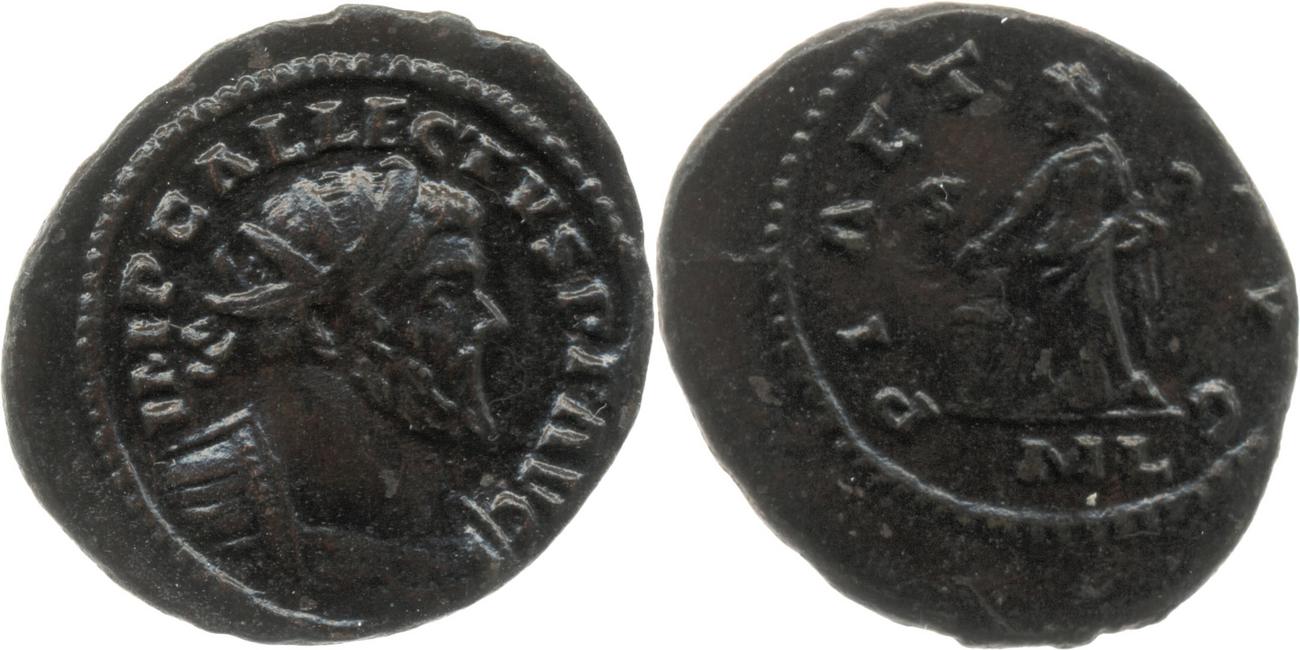 RIC V Allectus 34, аверс, bm