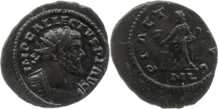 RIC V Allectus 34, реверс, bm