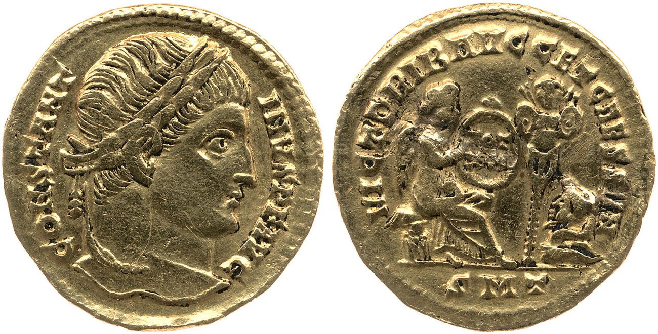 аверс RIC VII Ticinum 110