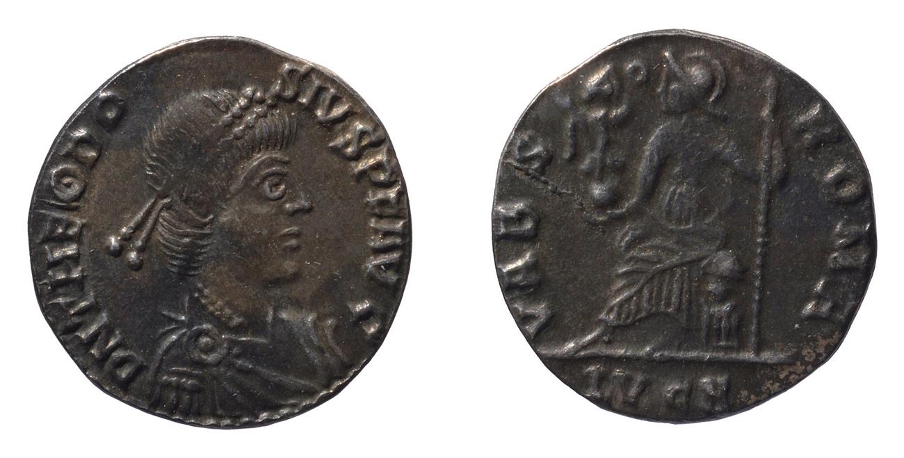RIC IX Lugdunum 43B, аверс, bm