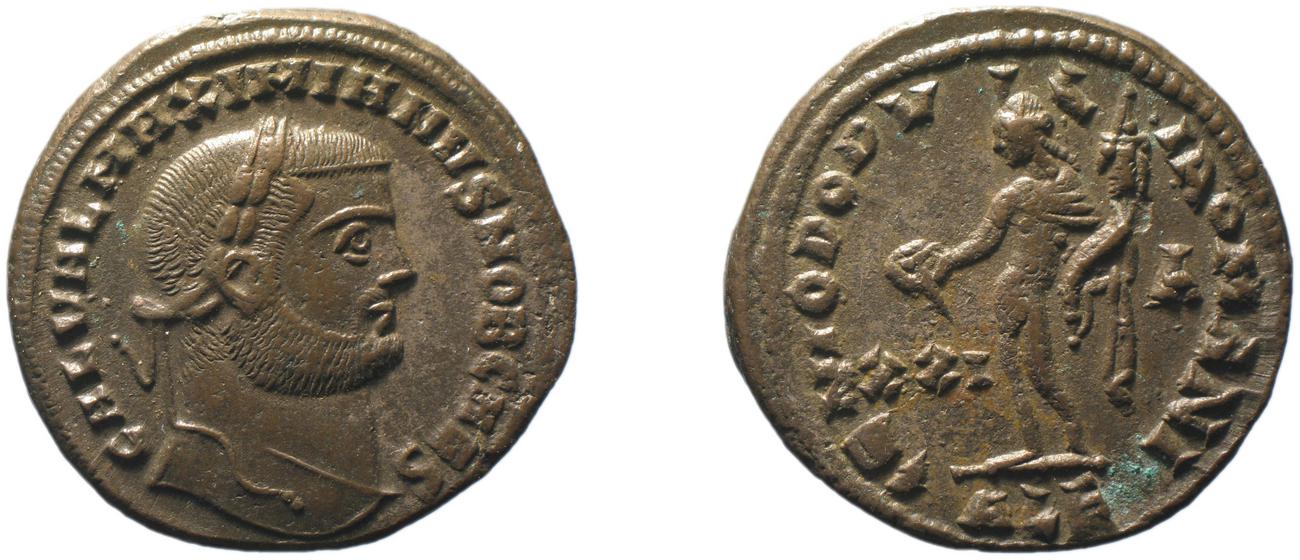RIC VI Alexandria 31b, аверс, bm