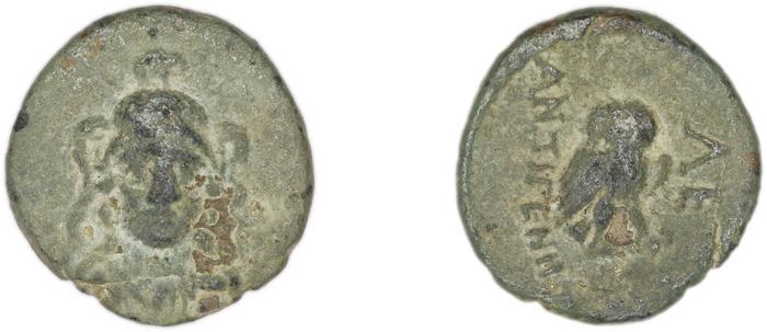 Lebedus Kinns 1980 Period III, AE 5, реверс, Британский музей