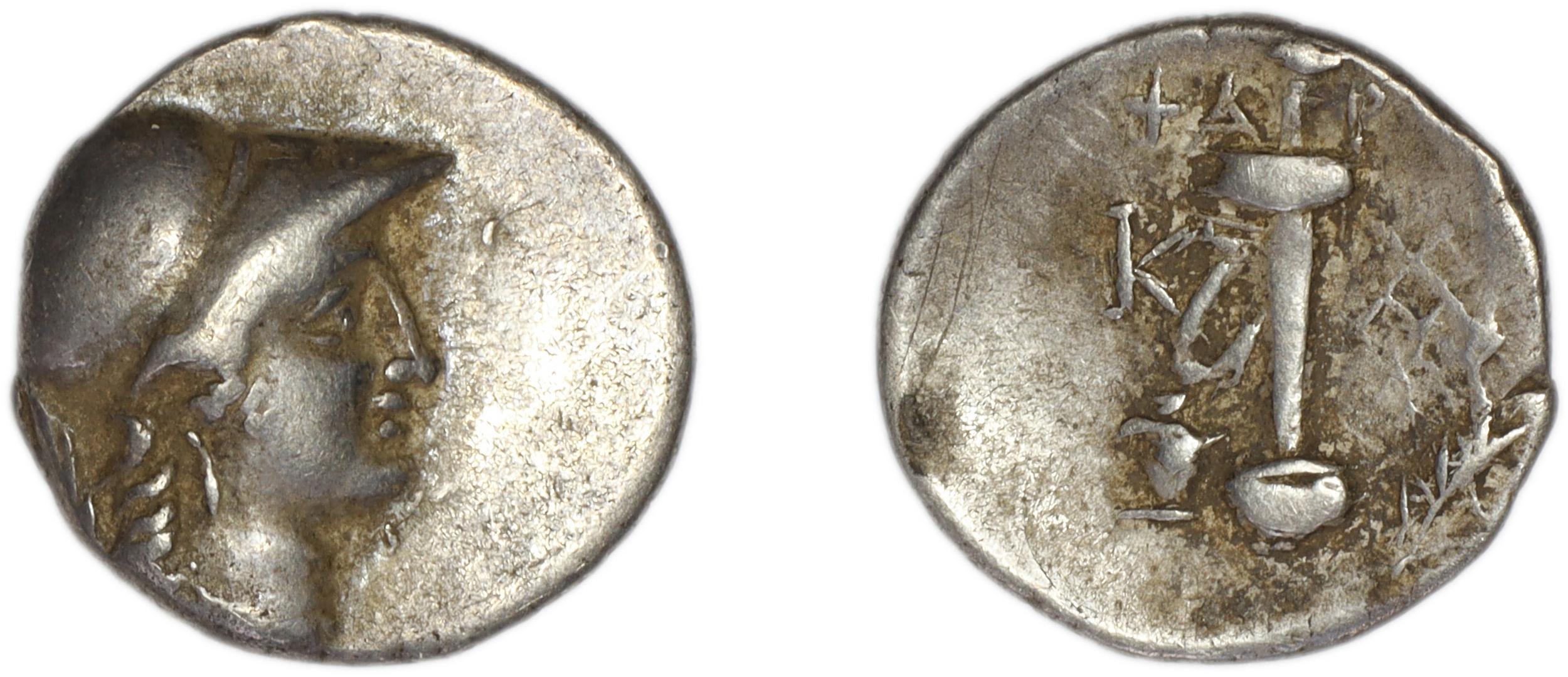 Caunus Ashton 1999 p. 142-5, 1-93, аверс, bm