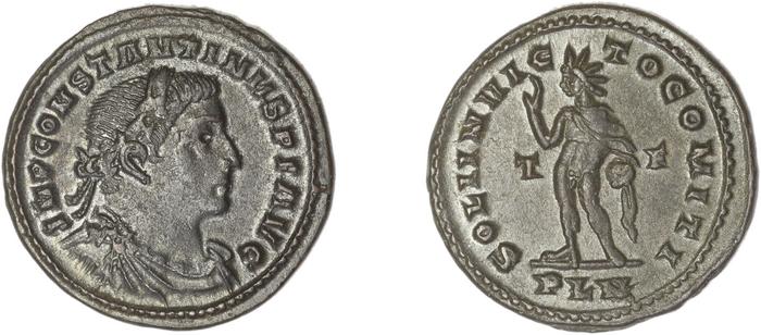 RIC VI Londinium 122, реверс, Британский музей