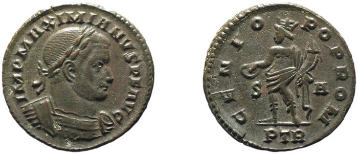 RIC VI Treveri 714, реверс, bm