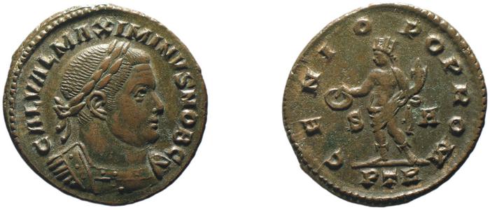 RIC VI Treveri 719a, реверс, bm