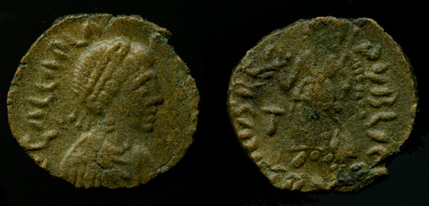 obverse RIC X Valentinian III 2111