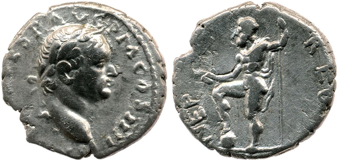 obverse RIC II, Part 1 (second edition) Vespasian 1555