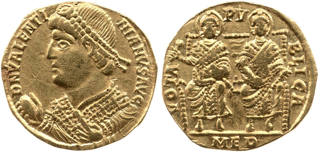 аверс RIC IX Mediolanum 3A