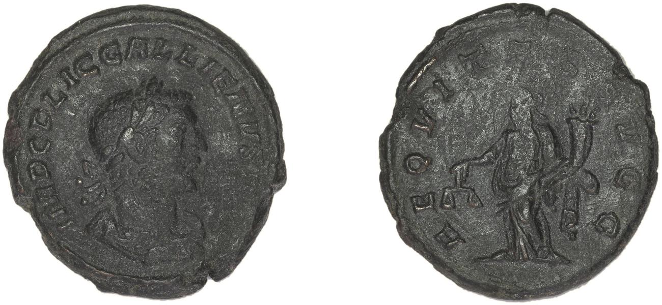 аверс RIC V Gallienus (joint reign) 462
