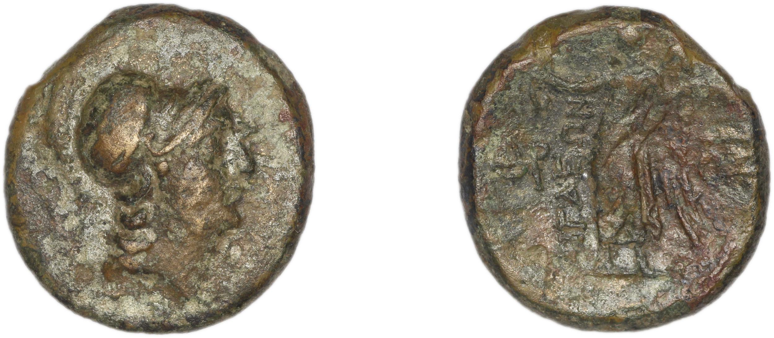 аверс Aegae, Aeolis BMC Aegae 14