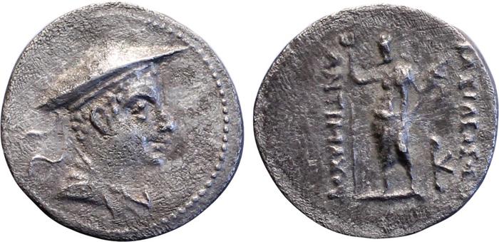 аверс Bactrian and Indo-Greek Coinage Antimachus I 6.1