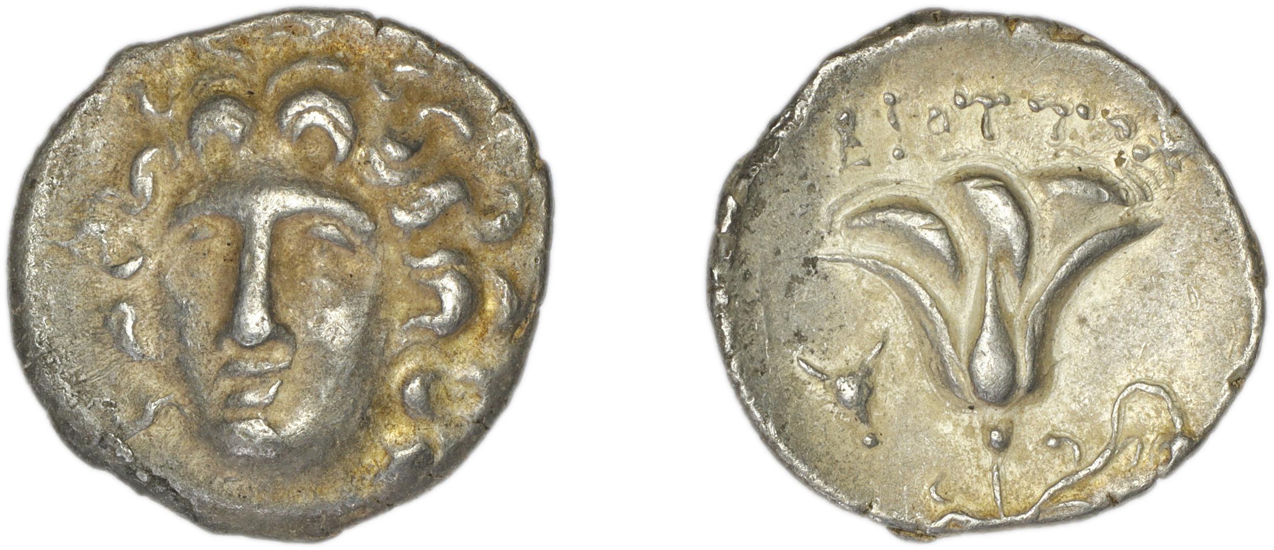 Eretria Ashton 1989 1-25, аверс, Британский музей