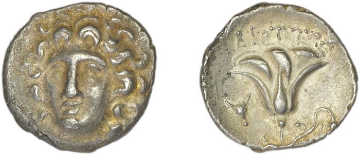 Eretria Ashton 1989 1-25, реверс, Британский музей