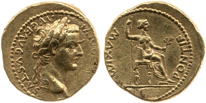 RIC I (second edition) Tiberius 29, реверс, bm