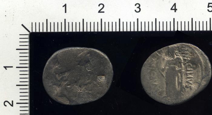 RRC 442/1a, реверс, bm