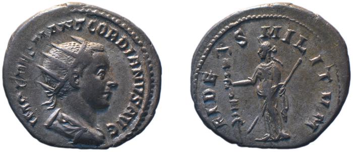RIC IV Gordian III 183A, реверс, bm