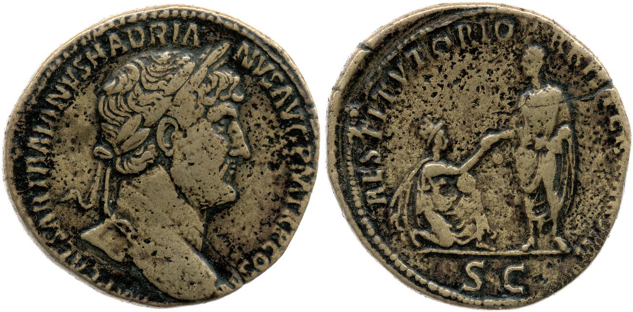 RIC II, Part 3 (second edition) Hadrian 450, аверс, bm