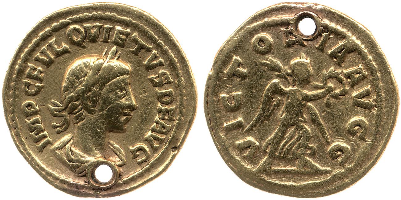 аверс RIC V Quietus 1