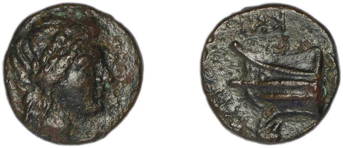 Cnidus Nordbø 1972 Series 6, реверс, Британский музей