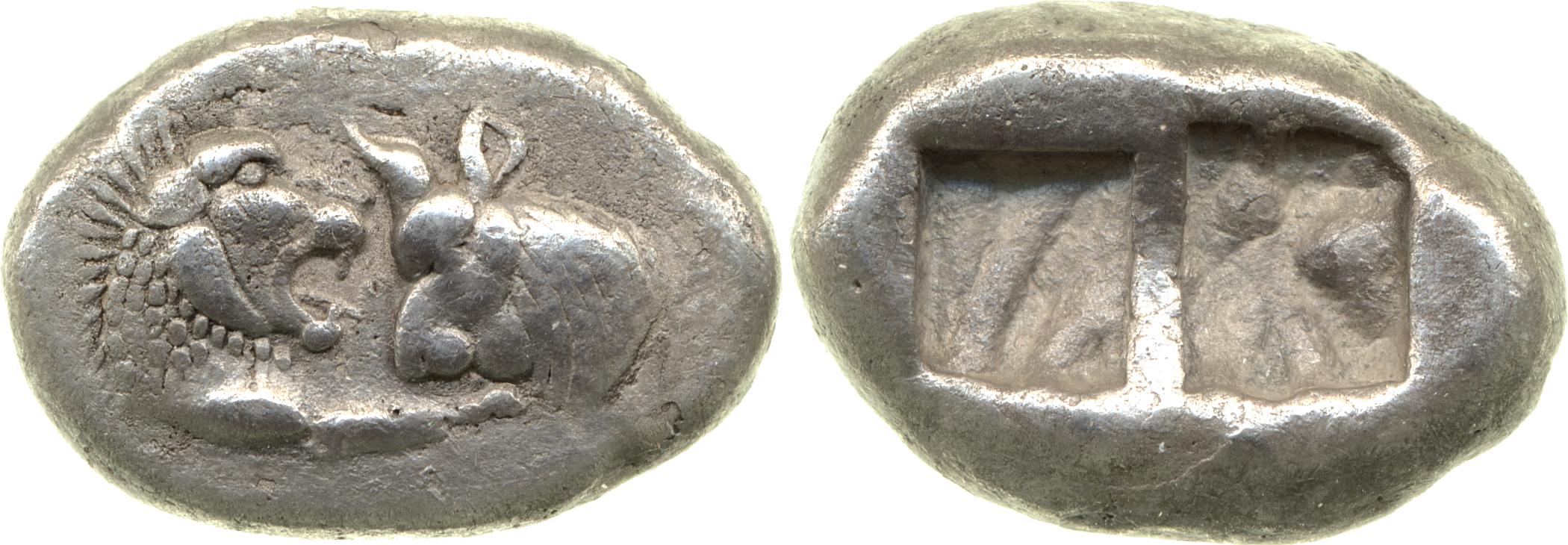 Sardis Carradice 1987 Croeseid A heavy, аверс, bm