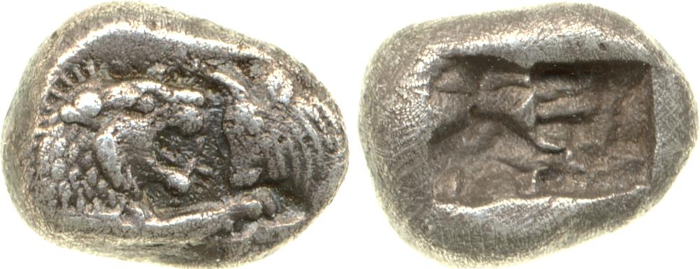 Sardis Carradice 1987 Croeseid A heavy, аверс, bm