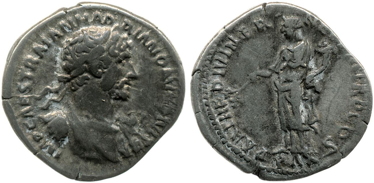 obverse RIC II, Part 3 (second edition) Hadrian 65