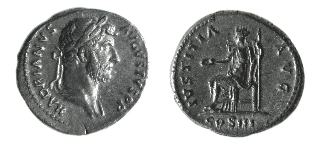 obverse RIC II, Part 3 (second edition) Hadrian 956